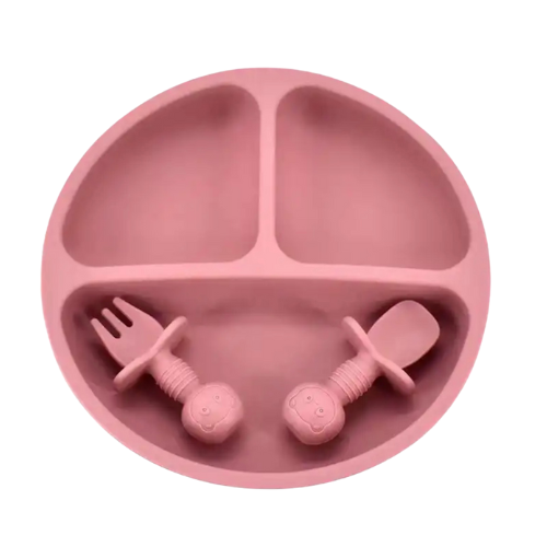 Baby Silicone Eetset™ | Krachtige zuignappen